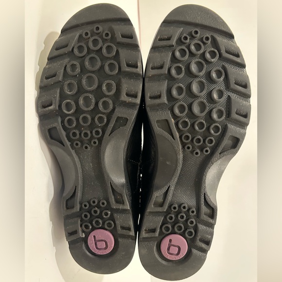 Bionica All-Weather Double Strap Buckle Side Zip Black Leather Boots Size 7 M - Picture 9 of 12